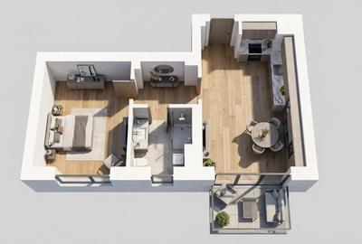 Apartament cu 2 camere decomandat în Aviației - 2