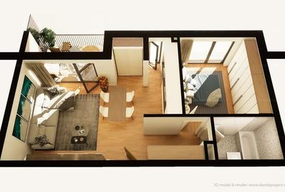 Apartament cu 2 camere în Între Lacuri - 12