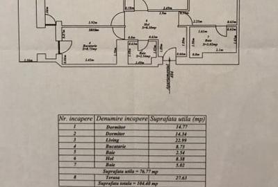APARTAMENT 3 CAMERE-ASMITA GARDENS-TINERETULUI-MOBILAT UTILAT - 13
