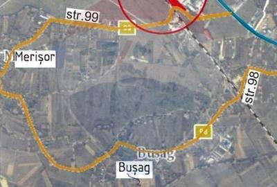 Teren Construcții intravilan de 11533 mp, în Merișor - 3