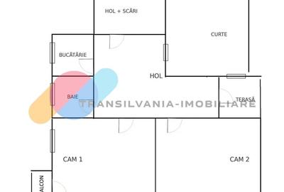 Apartament 72mp, mobilat si utilat - zona centrala Apartament 72mp, mobilat si utilat - zona centrala - 6