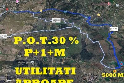 Bucium, 5000 mp teren intravilan, perfect plan, 6 km din Ia?i! - 2