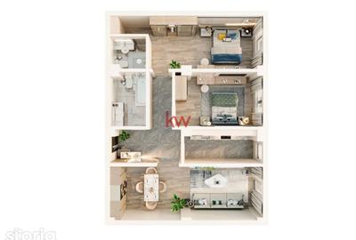 Apartament cu 3 camere în Miroslava - 3