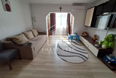 Apartament cu 3 camere semidecomandat, mobilat în Micro 16