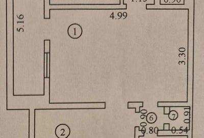 Apartament cu 2 camere în Țiglina 2 - 4