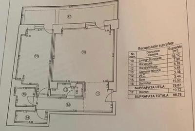 Apartament cu 2 camere decomandat, mobilat în Calea Victoriei - 15