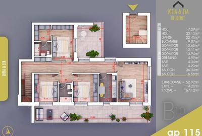 Apartament cu 4 camere decomandat în Theodor Pallady - 3