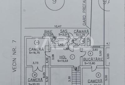 Casa de vanzare 6 camere 260 mp gradina zona foarte linistita Cisnadie - 21