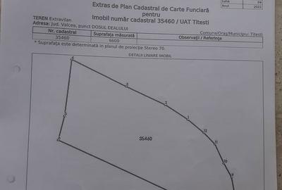 Teren de 6600 mp, în Berislăvești