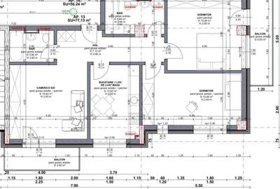 Apartament cu 3 camere semidecomandat în Chinteni - 2