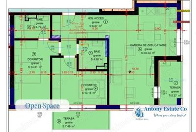 Apartament cu 2 camere în Cheriu - 3