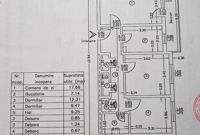 Apartament cu 3 camere decomandat în Central - 1