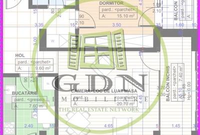 Apartament cu 2 camere decomandat în 1 Mai