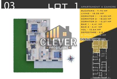 Apartament 4 Camere cu Gradina Proprie 228 mp Th. Pallady - 1