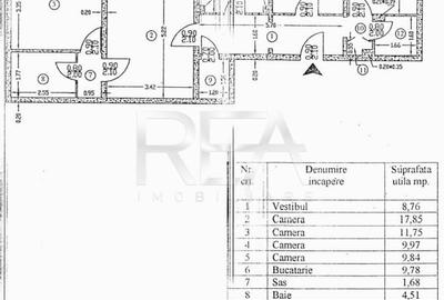 4 camere Renovat in Turda cu vedere pe spate - 14