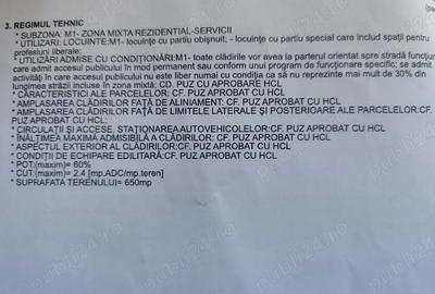 Teren de 650 mp, în Central - 3