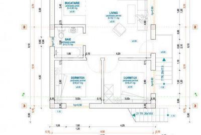 Casă cu 4 camere cu Teren 96 Mp în Poplaca - 2