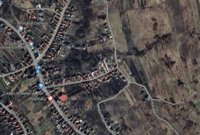 Teren in Chinteni, intravilan, pretabil constructie casa, 1243mp, zona Primariei