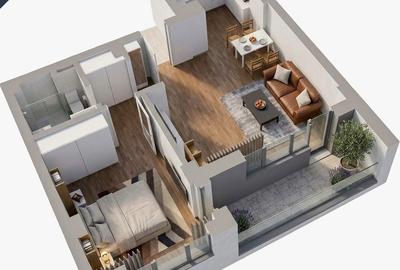 Apartament cu 2 camere în Nord - 5