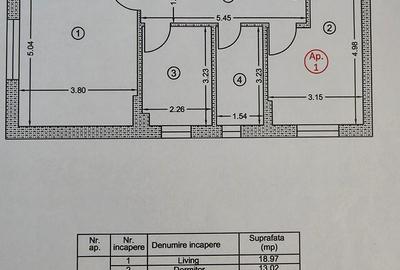 Apartament cu 2 camere decomandat în Central