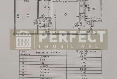 Apartament 2 camere CF.1 semidec.NORD 49000 euro - 2