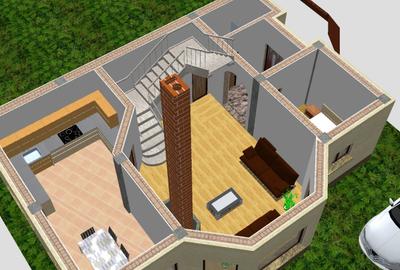 Veterani , casa construita din caramida - 4