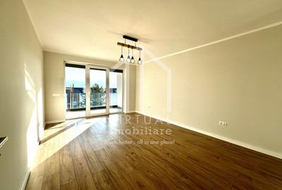 Ap. cu 3 camere  etaj intermediar  - 75mp utili + terasa - intabulat - 2