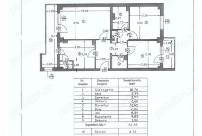 Luminos, spa?ios, ultracentral - Apartament 3 camere, 78 mp Mioveni - 5