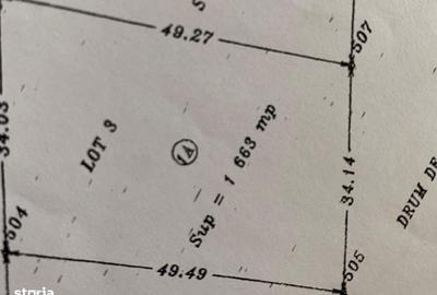 Teren de 1663 mp, în Ulmi - 5