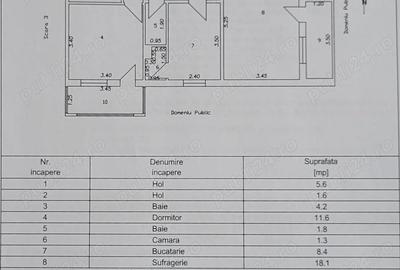 Apartament cu 2 camere decomandat în Exterior Vest - 1