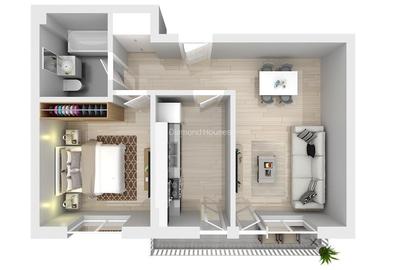 Apartament cu 2 camere decomandat în Central - 7