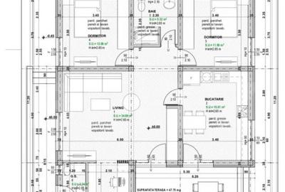 OFERTA Casa pe structura metalica 3 camere 144 mp utili, - 2
