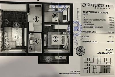 Apartament cu 3 camere decomandat în Sânpetru - 7