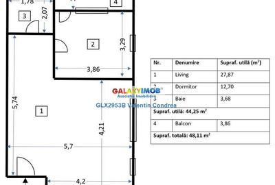 Apartament cu 2 camere semidecomandat, mobilat în Giurgiului - 10