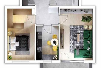 Apartament cu 2 camere decomandat în Sud - 4