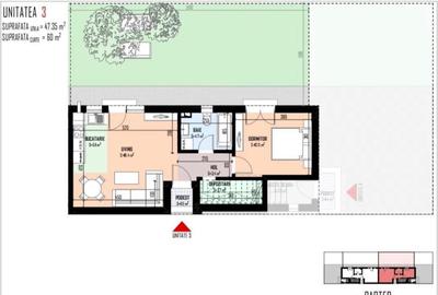 Apartament cu 2 camere decomandat în Bragadiru - 2