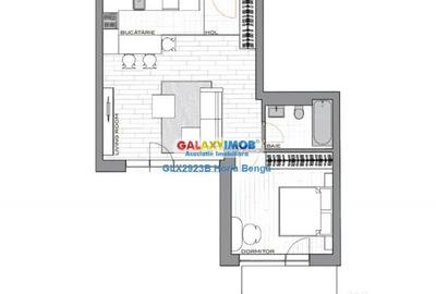 Apartament cu 2 camere semidecomandat în Pipera - 5