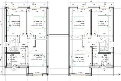 Sanandrei Duplex cu Perete Dublu, Proiect Modern - 3