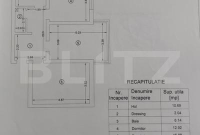 Apartament 2 camere, 64.79 mp, str. Visan - 12