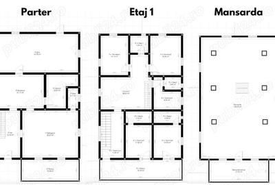 Casa spatioasa cu teren generos 1022 m2 - potential pensiune - 1