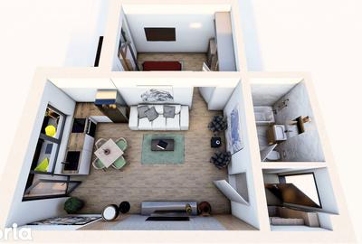 Apartament cu 2 camere în Sânpetru - 2