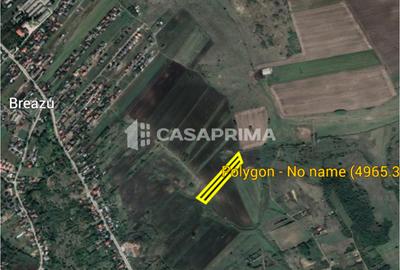 Teren de vanzare, Breazu, 9930 mp, ideal investitie 4,9 euro/mp - 4