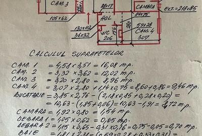 Apartament cu 4 camere decomandat în Central - 1