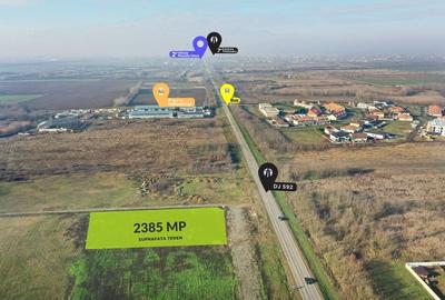 Vanzare | Teren industrial | 2385 MP | Apa Curent Canal | Mosnita Noua - 5
