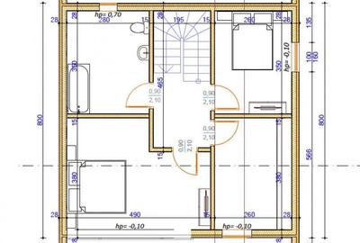 Casă cu 4 camere cu Teren 900 Mp în Plai - 9