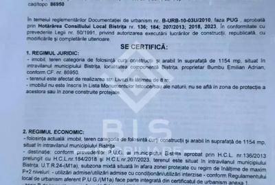 Teren Intravilan 1154 mp- Centura - 11