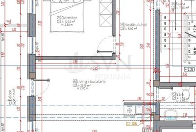 Apartament cu 2 camere decomandat în Uverturii - 16