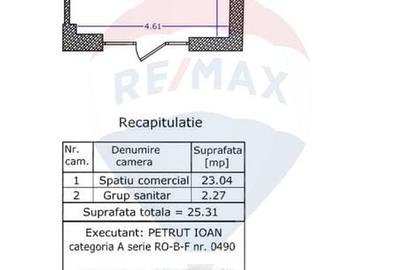 Spațiu comercial, de 25 mp, în 13 Septembrie - 3