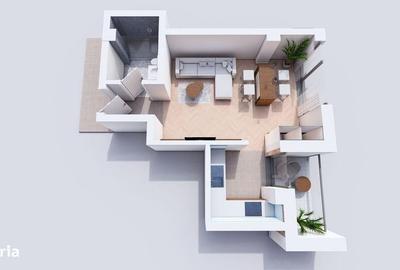 Apartament cu 1 camera,  41 mp 1350 /mp cu parcare inclus? - 4