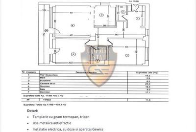 Apartament cu 3 camere în Dacia - 1